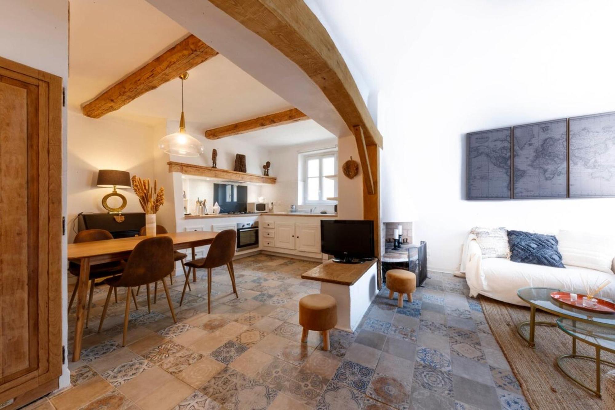 Appartamento 06M - Old Antibes Beautiful Duplex Terrace With Sea View Esterno foto
